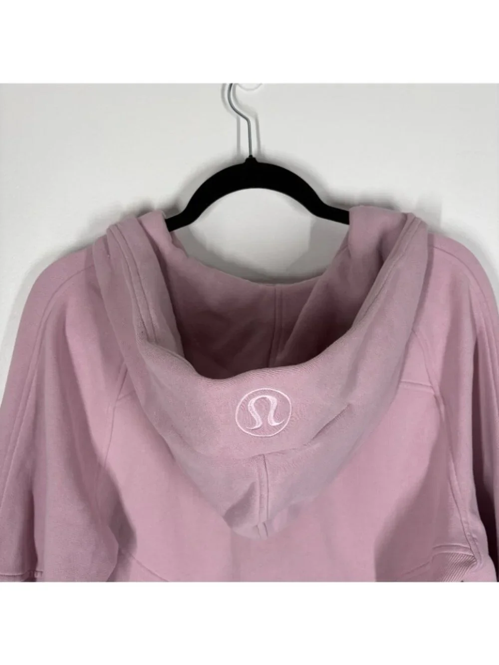 Lululemon Women XS/S Pink Peony Athletic Scuba Oversized Half-Zip Hoodie